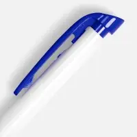 Ручка шариковая Favorite, белая с синим Ручка шариковая Favorite, белая с синим