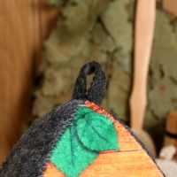 Шапка банная "Классическая" серая с принтом "Могу и без шапки" Шапка банная "Классическая" серая с принтом "Могу и без шапки"