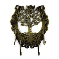 Ключница настенная &laquo;Ключи от счастья&raquo;, дерево, 9.6 х 10.7 см