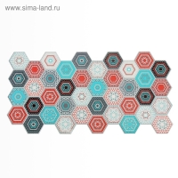 Панель ПВХ Граненый шестигранник Лагом 492*973*0,2мм Панель ПВХ Граненый шестигранник Лагом 492*973*0,2мм