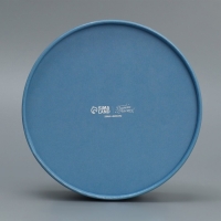 Коробка для макарун тубус с окном &laquo;Снежинки&raquo;, 16 х 16 х 5 см, Новый год