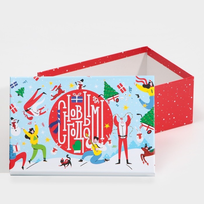 Набор подарочных коробок 5 в 1 &laquo;Волшебных моментов&raquo;, 32,5 х 20 х 12,5 - 22 х 14 х 8,5 см, Новый год