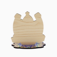 Оберег новогодний на подставке «Удачи, счастья, радости», 10 х 8,1 см. Оберег новогодний на подставке «Удачи, счастья, радости», 10 х 8,1 см.