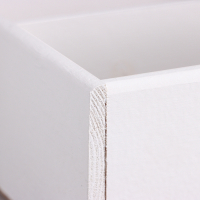 Ящик деревянный 20.5×34.5×10 см подарочный комодик, белая кисть Ящик деревянный 20.5×34.5×10 см подарочный комодик, белая кисть