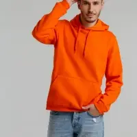 Толстовка с капюшоном Snake II оранжевая, размер XXL
