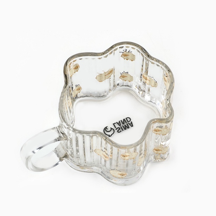 Кружка стеклянная Дорого внимание «Барашки», 260 мл Кружка стеклянная Дорого внимание «Барашки», 260 мл