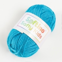 Пряжа 100% акрил "Softy Kids" 90м &plusmn;5м 50 гр цвет 18 бирюза