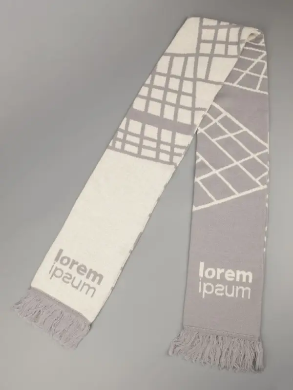 Шарф на заказ Tricksy Classic Fint, M, полушерсть