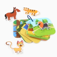 Игра развивающая на липучках "Изучаем окружающий мир", Синий трактор Игра развивающая на липучках "Изучаем окружающий мир", Синий трактор