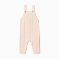 Комбинезон детский вязаный MINAKU, рост 92-98, цвет бежевый