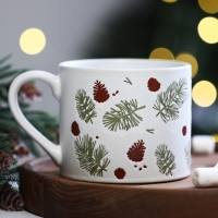 Новый год! Кружка новогодняя керамическая &laquo;Зимний лес&raquo;, 320 мл