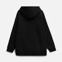 Худи оверсайз унисекс Snuggie, черное, размер XS/S