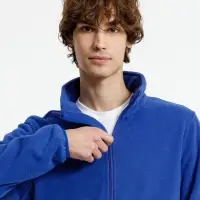 Куртка флисовая унисекс Nesse, синяя, размер XS/S