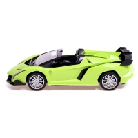 Машинка радиоуправляемая &laquo;СпортКар&raquo;, аккумулятор, на пульте управления, световые эффекты, цвет зеленый, 1:18
