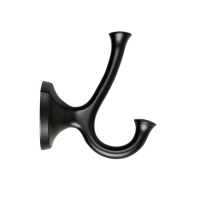 Крючок мебельный CAPPIO VALUE, двухрожковый, черный Крючок мебельный CAPPIO VALUE, двухрожковый, черный