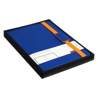 Ежедневник недатированный В5, 136 листов Leggenda, твёрдая обложка, искусственная кожа, синий Ежедневник недатированный В5, 136 листов Leggenda, твёрдая обложка, искусственная кожа, синий