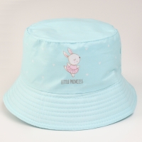 Панама детская для девочки Little Princess, цвет голубой, р-р 48-50 Панама детская для девочки Little Princess, цвет голубой, р-р 48-50