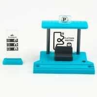 Детская остановка, со знаками дорожного движения для железной дороги, 15 &times; 12,5 &times; 11 см