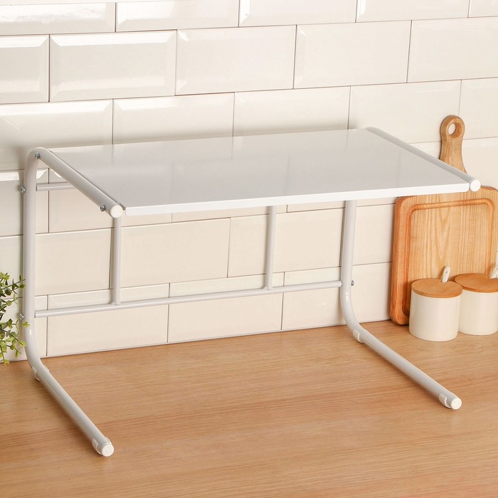 Этажерка для микроволновой печи, 56&times;38&times;35,5 см, цвет белый