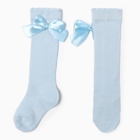 Гольфы Крошка Я «Бантик» 12-14 см, голубой Гольфы Крошка Я «Бантик» 12-14 см, голубой