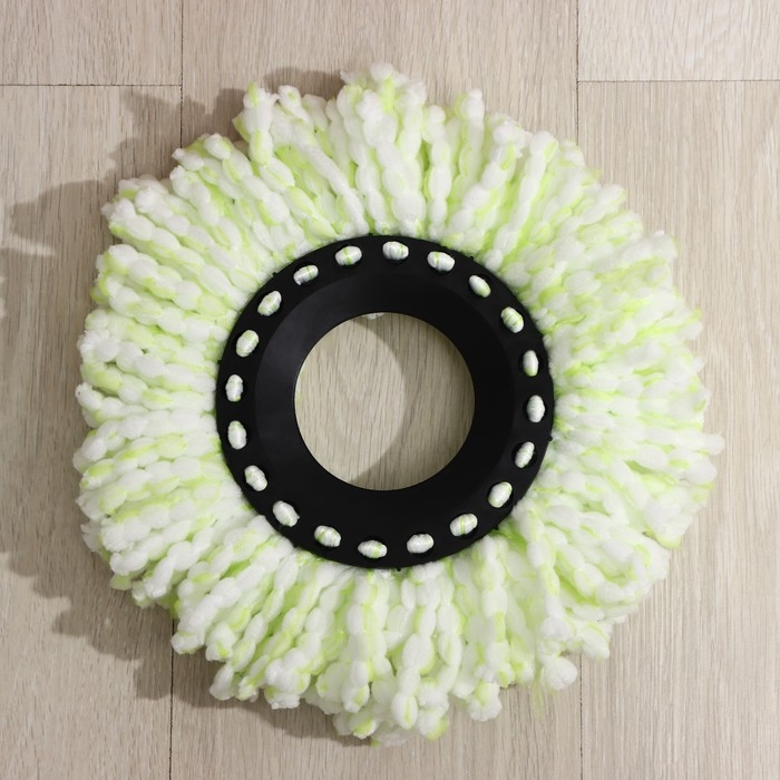 Швабра с отжимом и ведро с металлической центрифугой Доляна, 46,5&times;28,5&times;23,5 см, 10 л, телескопическая ручка 86-117,5 см, дополнительная насадка из микрофибры 15,5 см, цвет розовый