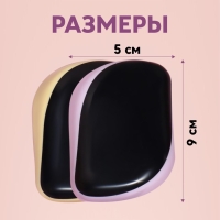 Расчёска массажная, с крышкой, 5 × 9 см, PVC-коробка, цвет МИКС Расчёска массажная, с крышкой, 5 × 9 см, PVC-коробка, цвет МИКС