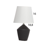 Лампа настольная "Олаф" 1х40Вт Е14 черный 19,5х19,5х35см Лампа настольная "Олаф" 1х40Вт Е14 черный 19,5х19,5х35см