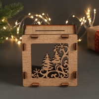 Новогодняя копилка "Елки" 12х12х9 см Новогодняя копилка "Елки" 12х12х9 см