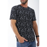 Футболка SL "Пейсли", 46, чёрный