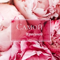 Пакет подарочный ламинированный с широким дном,"Cамой красивой", 25 × 19 × 18 см Пакет подарочный ламинированный с широким дном,"Cамой красивой", 25 × 19 × 18 см