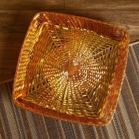 Корзинка для фруктов "Аниса" алюминий, 51х50х8 см