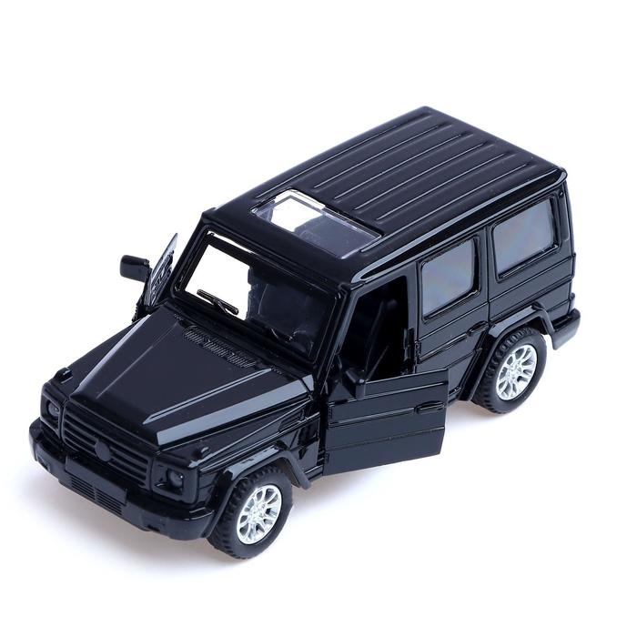 Машина &laquo;Внедорожник&raquo;, инерция, световые и звуковые эффекты, 1:32, цвет чёрный