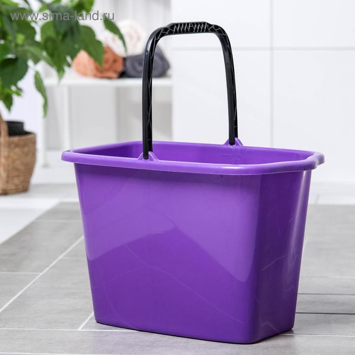 Ведро прямоугольное, 15 л, цвет МИКС Ведро прямоугольное, 15 л, цвет МИКС