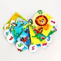 Развивающая игра на липучках &laquo;&lrm;Изучаем счет с животными&raquo;