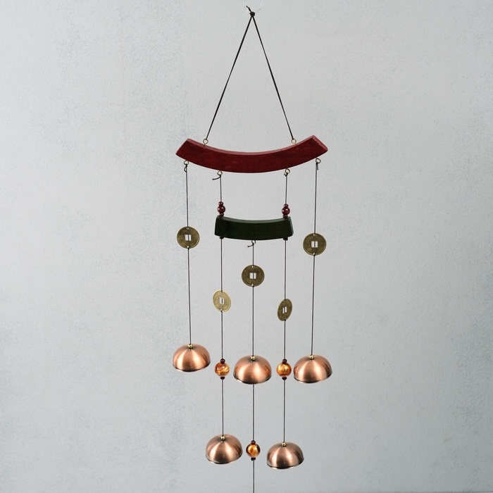 Музыка ветра металл Музыка ветра металл "Дуги" 6 колокольчиков 80 см