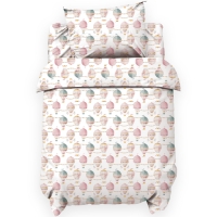 Постельное бельё Крошка Я "Happy moment" 112*143см, 60*120+20см, 40*60см, бязь, 125 г/м2 Постельное бельё Крошка Я "Happy moment" 112*143см, 60*120+20см, 40*60см, бязь, 125 г/м2
