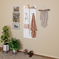 Вешалка настенная Найс, Белый