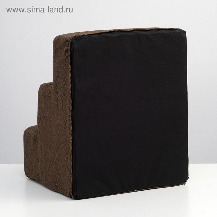 Лесенка для животных Лесенка для животных "Пижон", рогожка, 34 х 40 х 30 см, коричневая