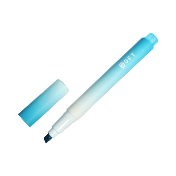 Набор маркеров-текстовыделителей 4 штуки/4 цвета, пастель, сине-сиреневый градиент