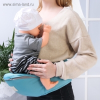 Рюкзак-кенгуру, хипсит для малыша &laquo;Абстракция&raquo;, от 3 до 20 кг., цвет голубой