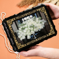 Шкатулка &laquo;Белые розы&raquo;, 17&times;23&times;6 см, лаковая миниатюра