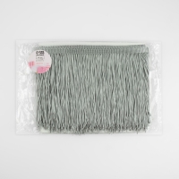 Тесьма декоративная &laquo;Бахрома&raquo;, 15 см, 5 &plusmn; 0,5 м, цвет серый