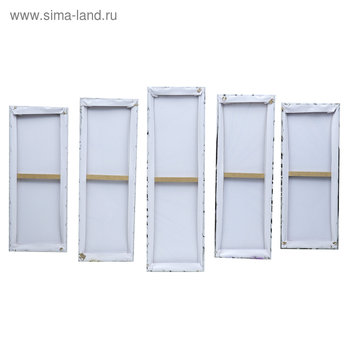 Картина модульная на подрамнике "Одуванчик" 125х80 см (2-25х63, 2-25х70, 1-25х80)