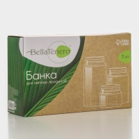 Банки стеклянные для хранения сыпучих продуктов BellaTenero «Эко», 3 предмета: 350/800/1200 мл, с бамбуковой крышкой Банки стеклянные для хранения сыпучих продуктов BellaTenero «Эко», 3 предмета: 350/800/1200 мл, с бамбуковой крышкой