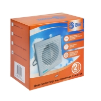 Вентилятор вытяжной "КосмоВент" В100И, d=100 мм, 10 Вт, 40 дБ, 105 м&sup3;/ч, без выкл, индикатор