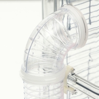 Клетка для грызунов с туннелем и наполнением, 32 х 21 х 55, см, розовая Клетка для грызунов с туннелем и наполнением, 32 х 21 х 55, см, розовая