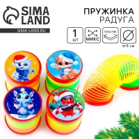 Пружинка - радуга &laquo;Твои друзья&raquo;, цвета МИКС, d = 5 см