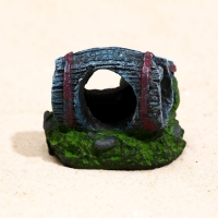 Грот "Дырявые бочонки", 6,5 х 5 х 5 см Грот "Дырявые бочонки", 6,5 х 5 х 5 см