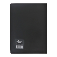 Папка с 20 вкладышами А5, 500 мкм, Calligrata, текстура "песок", черная Папка с 20 вкладышами А5, 500 мкм, Calligrata, текстура "песок", черная