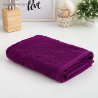 Полотенце махровое Этель &laquo;Терри&raquo; 70x140 см, сирень